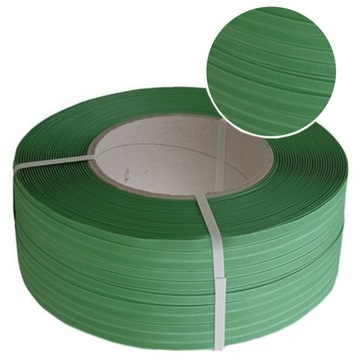 TAŚMA PP 19/0,9 MM ZIELONA DO BANDOWANIA SPINANIA PALET