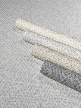 TAPETA JODEŁKA PLECIONKA WINYLOWA ZMYWALNA SZARA