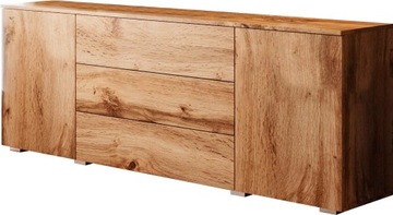 dwudrzwiowa Komoda PARIS 150 cm szuflady półki