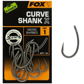 FOX ARMAPOINT HACZYKI NA KARPIA CURVE SHANK X NR 1