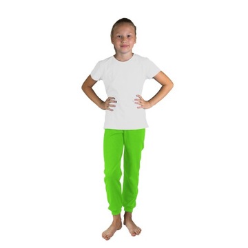 ДЕТСКИЕ СПОРТИВНЫЕ БРЮКИ, ЗЕЛЕНЫЕ 122