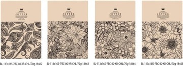 ZESZYT OZDOBNY GŁADKI FORMAT A5 113X165/80K Notes do Biura Solidny Mega