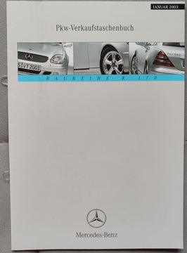 Prospekt Mercedes SLK R170 Verkaufstashenbuch 1 / 2003