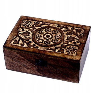 Pudełko etui Drewniane na 24 olejki eteryczne