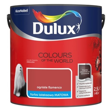 Dulux Kolory Świata ogniste flamenco 2.5 l