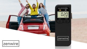 Профессиональный электрохимический алкотестер Zenwire F4, калибровка, 24 м, 5 шт.