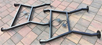 NOGA NOGI METALOWE DO STOŁÓW OGRODOWYCH KOMPLET PL