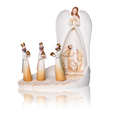 Szopka Święta Rodzina LED prezent ANIOŁ