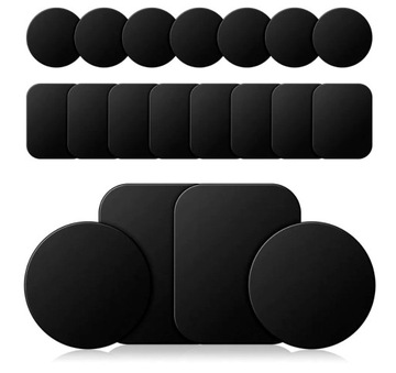 2x МЕТАЛЛИЧЕСКАЯ ПЛАСТИНА ДЛЯ МАГНИТНОГО ДЕРЖАТЕЛЯ ТЕЛЕФОНА МАГНИТ 40 мм