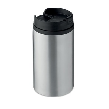 Kubek Podróżny ze Stali Nierdzewnej z Podwójnymi Ściankami 250ml Srebrny