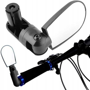 Lusterko rowerowe regulowane kołek w kierownicę