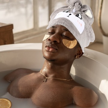 Комплект повязок на голову с шапочкой для душа, быстросохнущий тюрбан для волос.