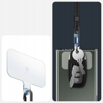 ЧЕХОЛ ДЛЯ ТЕЛЕФОНА НА ШЕЙЕ SPIGEN ROPE CROSSBODY - КОРОТКИЙ + ДЛИННЫЙ