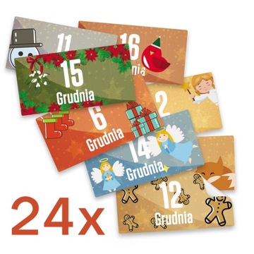 ПОДАРОЧНЫЙ НАБОР АДВЕНТ-КАЛЕНДАРЬ ИЗ 24 ШТ.