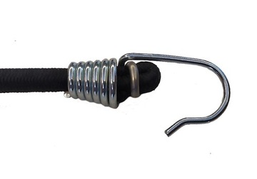 Резиновая веревка Эспандер Крючок 8мм черный 1,5м