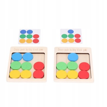 Kolorowe Puzzle Zabawki Drewniane Wczesna