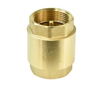 ZAWÓR ZWROTNY MOSIĘZNY 1 1/4'' CALA Z GRZYBKIEM ZAWOREK DN32