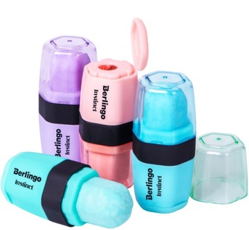 Temperówka z gumką Instinct BERLINGO Pastel