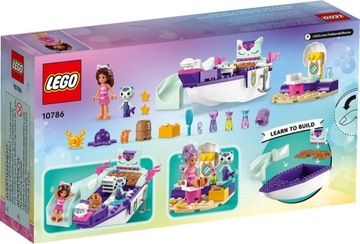 LEGO GABBYS DOLLHOUSE 10786 КОРАБЛЬ И СПА НАБОРЫ «ГАБИ И РУСАЛКА» + СУМКА