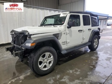 Jeep Wrangler III Unlimited Facelifting 3.6 V6 286KM 2018 Jeep Wrangler UNLIMITED SPORT, V6, od ubezpieczyciela 3.6 Benzyna 285KM
