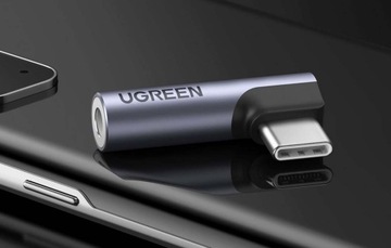 Adapter audio UGREEN AV154 USB-C do mini jack 3.5