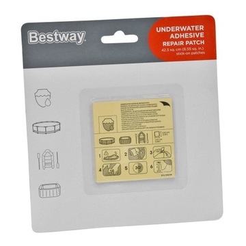 BESTWAY 62091 Заплатки для ремонта бассейна 10 шт.