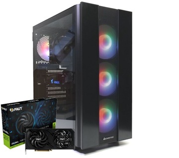 PC do GIER! i5 12400 32GB RTX 4070 12GB M.2 NVME 1000GB 1TB NVME W10/11 RGB