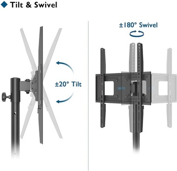 Напольная подставка Bontec TS-03 B08JLZL2M5 ШТАТИВ, РАСШИРЯЕМАЯ ОСНОВА