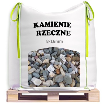 Камни Garden River Гравий 8-16 тонн Big Bag