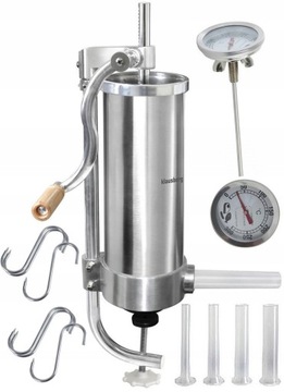 NADZIEWARKA do KIEŁBAS 6xHAK+TERMOMETR STAL 3kg.