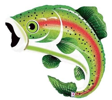 BALON FOLIOWY RYBA KARP 74CM GRABO