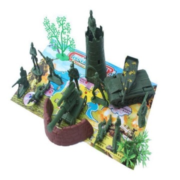 2X Playset 16pcs 5cm Soldier Men