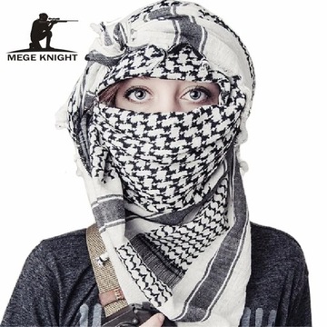 Airsoft Military Shemagh утолщает мусульманский хиджаб Многофункциональный тактический шарф