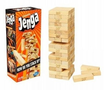 JENGA Classic Hasbro - drewniana wieża klocki gra
