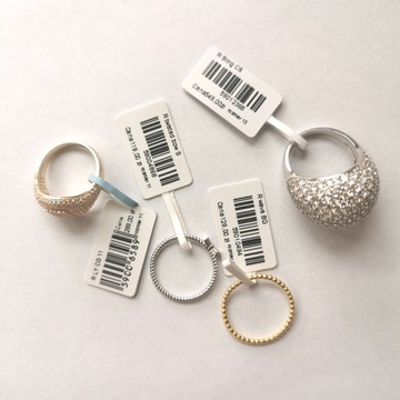 Pakiet Hurt zestaw biżuterii selfie jewellery 44 szt srebro 925 i inne