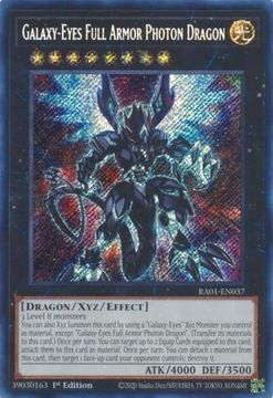 Yu-Gi-Oh! TCG: Galaxy-Eyes Full Armor Photon Dragon (V.3) (RA01)