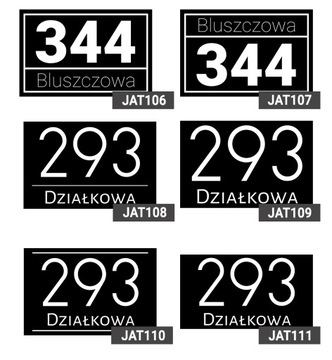 ТАБЛИЧКА для дома АДРЕСНАЯ ДОСКА МАТОВАЯ ЧЕРНАЯ 179