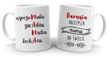 Kubek dla MAMY na prezent DZIEŃ MAMY + imię