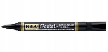 PENTEL MARKERY PERMANENTNE CZARNE OKRĄGŁE
