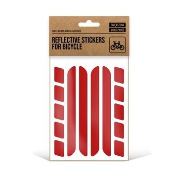 Odblaskowe naklejki na rower,pojazd,motocykl