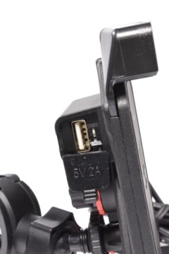 Держатель телефона на руль с зарядным устройством для велосипеда мотоцикла