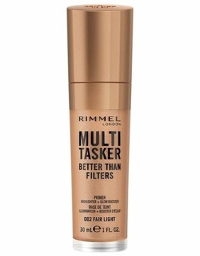 Multi Tasker Rimmel 002 Fair Light Primer Rozświetlacz Better Than Filters