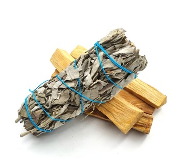 BIAŁA SZAŁWIA+PALO SANTO Naturalne kadzidło
