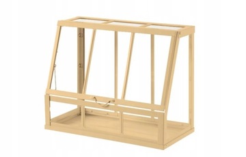 IKEA AKERBAR Miniszklarnia do wewnątrz na zewnątrz żółty 45 cm SZKLARNIA