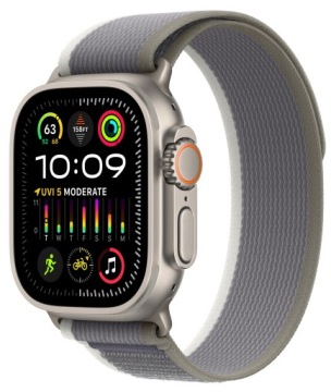 Apple Watch Ultra 2 GPS + Cellular, титановый корпус, 49 мм, зеленый/серый цвет