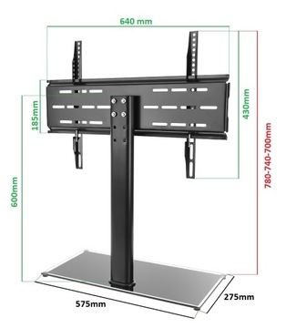 Подставка для телевизора, основание для телевизора, ножки, 32–65 дюймов, универсальная