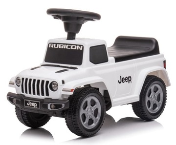Jeździk samochód auto pchacz JEEP Gladiator biały