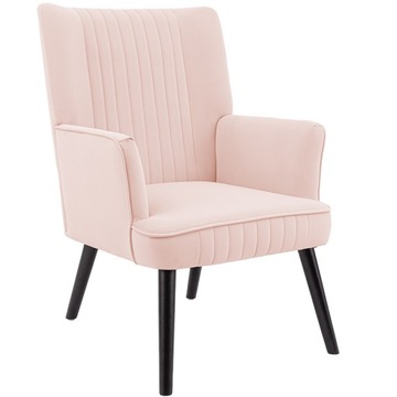 Uzak Designer Lounge Chair Удобный Элегантный Стильный Розовый