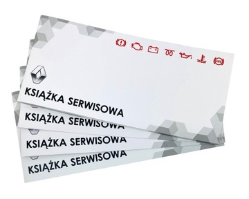 KSIĄŻKA SERWISOWA PRZEGLĄDÓW NAPRAW RENAULT