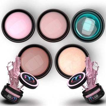 MaluLac 3 + 2 бесплатный гель для наращивания ногтей